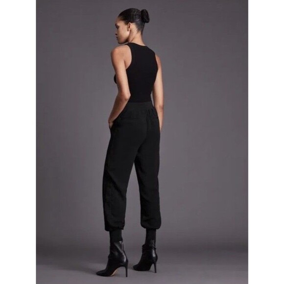 Allsaints Womens Size 0 Black Tia Trouser Pull On Pant - Picture 2 of 7